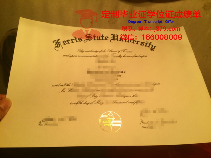 费里斯州立大学毕业证高清图(费里斯州立大学国内认可)