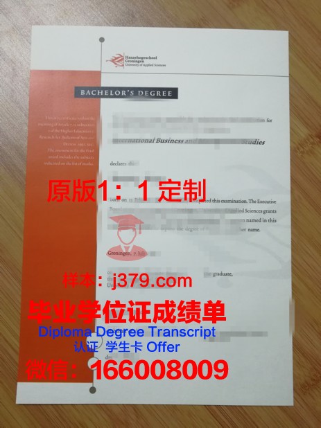 格罗宁根大学毕业证补办