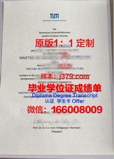 慕尼黑U硕士毕业证:一份国际认可的学术荣誉
