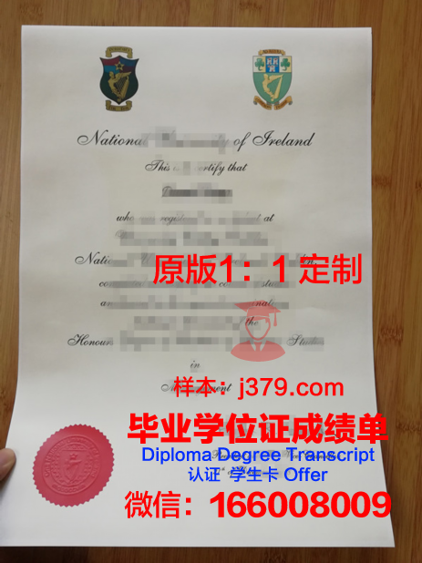 爱尔兰国立大学梅努斯分校毕业证高清图(爱尔兰国立梅努斯大学qs排名)