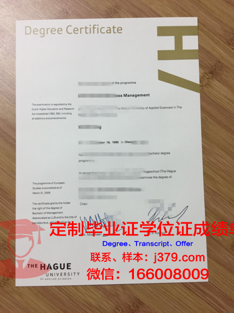 海牙艺术大学研究生毕业证书(海牙艺术大学研究生毕业证书有用吗)