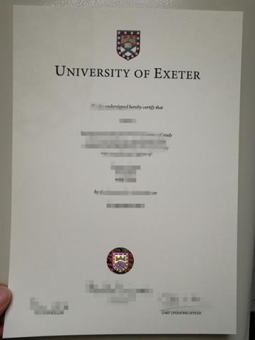 埃克塞特大学毕业证认证成绩单Diploma