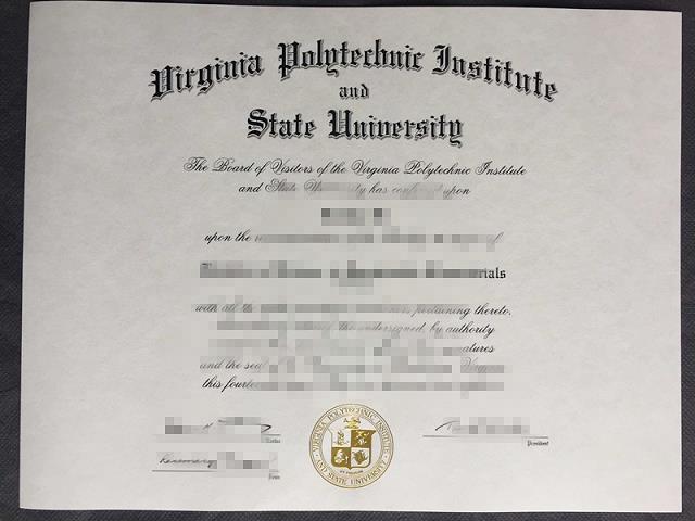 弗吉尼亚联邦大学毕业模板Diploma文凭