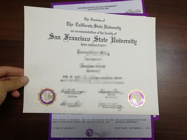 旧金山艺术大学毕业证认证成绩单Diploma