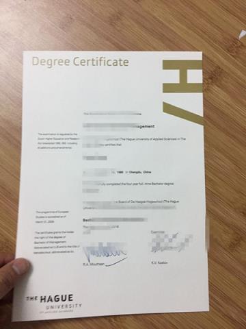 海牙酒店管理大学毕业证diploma