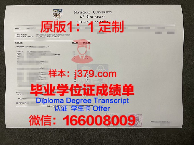 新加坡国立大学毕业证样本图片(新加坡国立大学本科毕业)